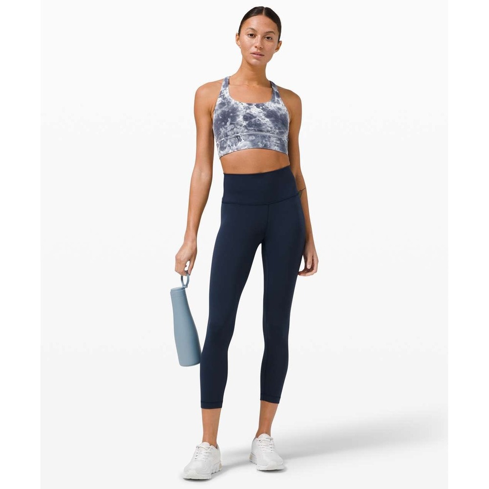 Lululemon Wunder Train High Rise Leggings 8 True Navy Everlux 23" Sculpting